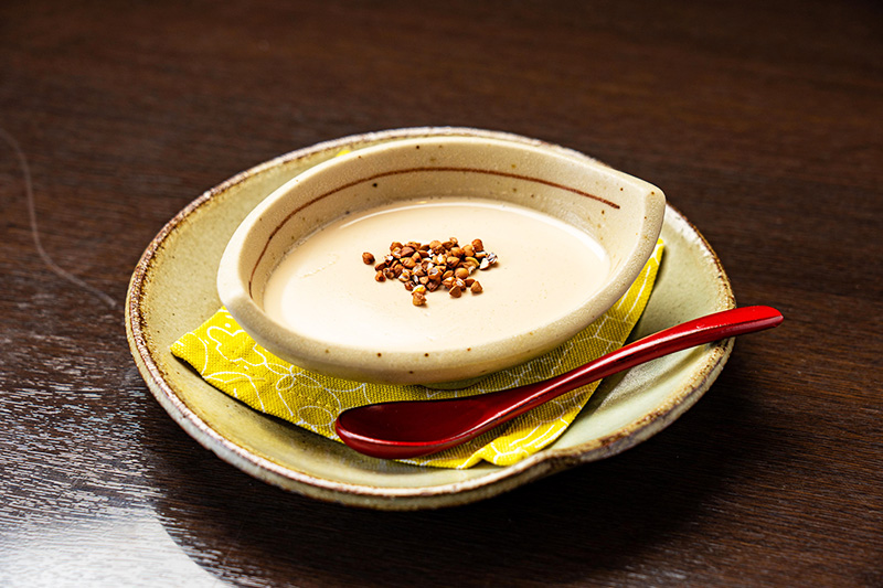 Tartary soba tea pudding